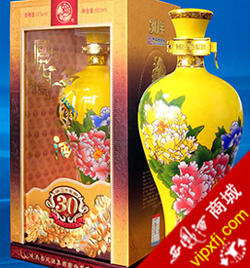 国花瓷西凤酒30年52度 凤香型西凤酒