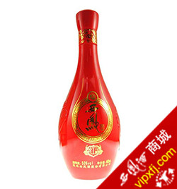 西凤红三秦酒(红瓶)