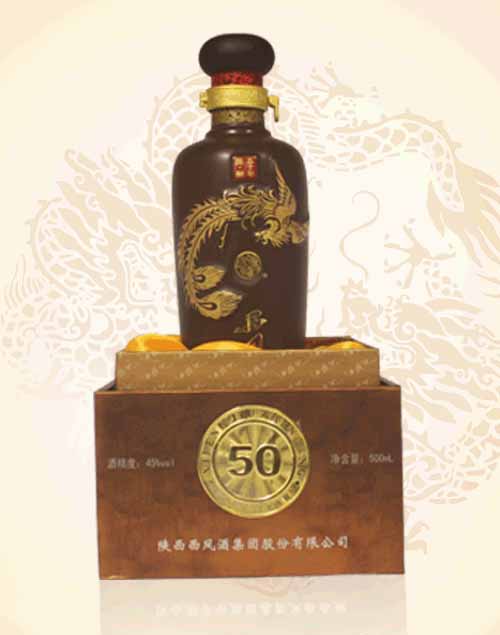 西凤酒珍藏50年瓷瓶